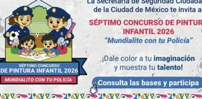 SSC convoca a séptimo concurso de pintura infantil 'Mundialito con tu Policía'