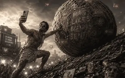 Sísifo digital: el absurdo de Camus en la era de las redes sociales