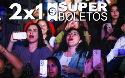 Superboletos ofrece 2x1 en diez conciertos de la Arena Guadalajara este 8 de abril