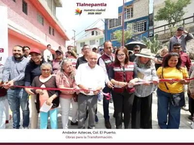 Tlalnepantla rehabilita escalinata en colonia El Puerto para mejorar movilidad y seguridad