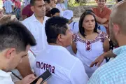 Abuchean a Beatriz Mojica en acto de Morena en Acapulco
