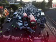 Bloqueo en México-Pachuca por protesta contra contaminación