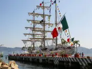 Buque Cuauhtémoc zarpa tras accidente en Nueva York para instrucción en el Pacífico Norte