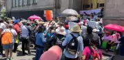 Calor y 14 manifestaciones agitan la CDMX este 29 de abril