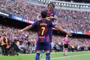 El Barcelona golea al Espanyol y se afianza en la cima de LaLiga