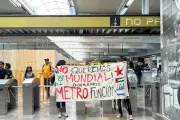 Estudiantes de la UNAM exigen mantenimiento urgente al Metro de la CDMX