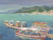 Exposición 'Rumores y colores' de Jorge Monroy captura la esencia del Lago de Chapala