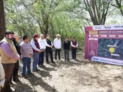 Gobernadora Delfina Gómez inicia reconstrucción de carretera dañada por socavón en Valle de Bravo