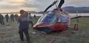 Helicóptero turístico se desploma en Zitácuaro durante evento de Semana Santa