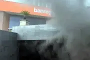 Incendio en subestación eléctrica en edificio de Morones Prieto