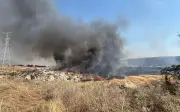 Incendio en vertedero de Zapopan genera densa columna de humo