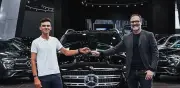 Isaac del Toro recibe lujosa camioneta Mercedes-AMG durante su lesión