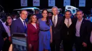 Libia Dennise inaugura Sala C5 del Poliforum en León, Guanajuato