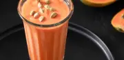 Licuado de papaya con avena: el secreto matutino para desinflamar el abdomen naturalmente