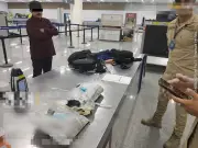 Marina asegura más de 3 kilos de cocaína en maleta con doble fondo en el AICM