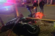 Motociclista pierde la vida tras violento choque en vialidad de Naucalpan