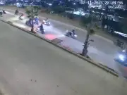 Motociclistas convierten calles en pista nocturna en Tlaquepaque