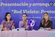 Salgado presenta la Estrategia Red Violeta para crear puntos seguros en Guerrero