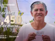 Sembrando Vida entrega tercer apoyo económico de 6,450 pesos a campesinos