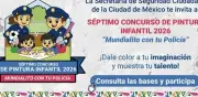 SSC convoca a séptimo concurso de pintura infantil 'Mundialito con tu Policía'