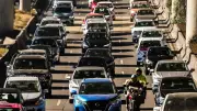 Tráfico lento en la México–Cuernavaca por vacaciones de Semana Santa