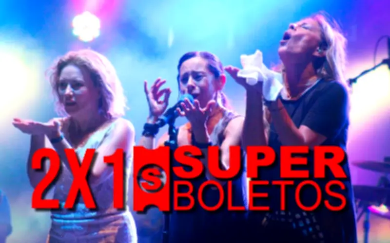 8 conciertos al 2x1 en Arena Guadalajara con Superboletos hoy