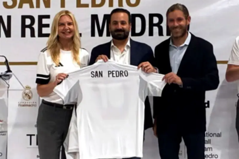 Academia del Real Madrid llega a San Pedro