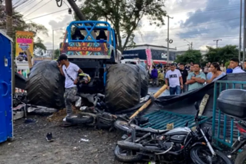 Accidente en espectáculo en Colombia deja dos muertos
