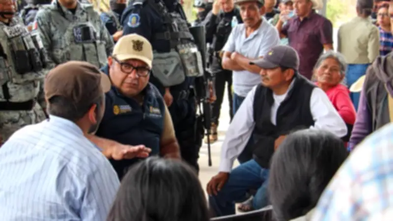 Acuerdos de paz en Chilapa: gobierno y pobladores fortalecen seguridad