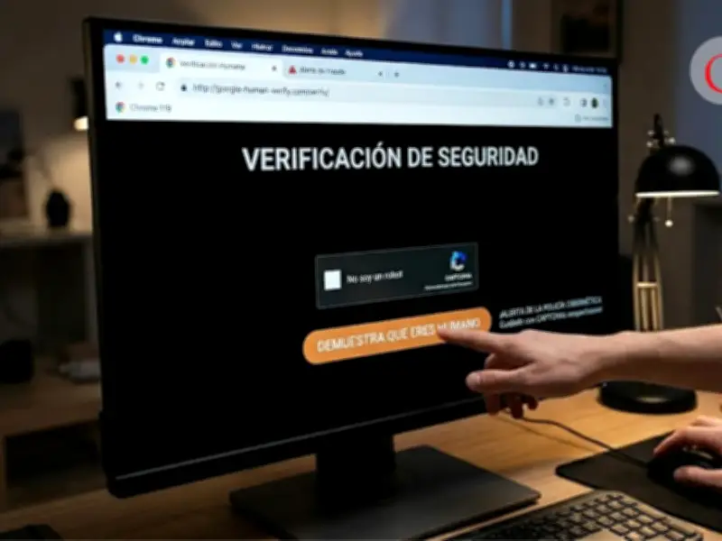 Alerta por CAPTCHA falso que instala malware en tu dispositivo