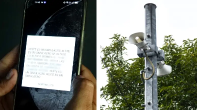 Alerta sísmica no sonó en simulacro: cómo activarla y reportar fallas