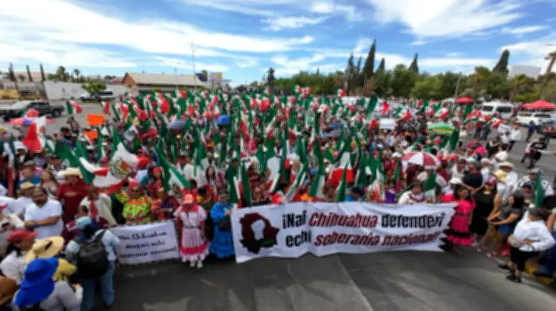 Ariadna Montiel presume 20 mil asistentes a marcha contra Maru Campos en Chihuahua