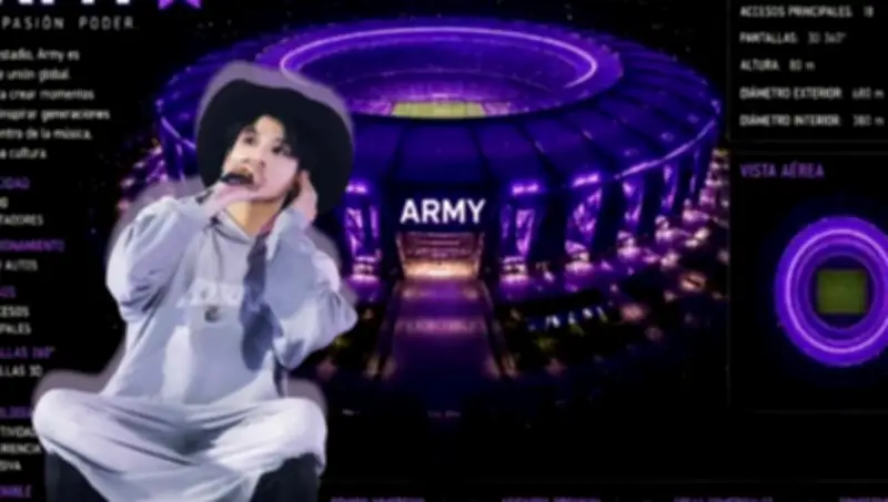 ARMY en México planea construir su propio estadio para BTS