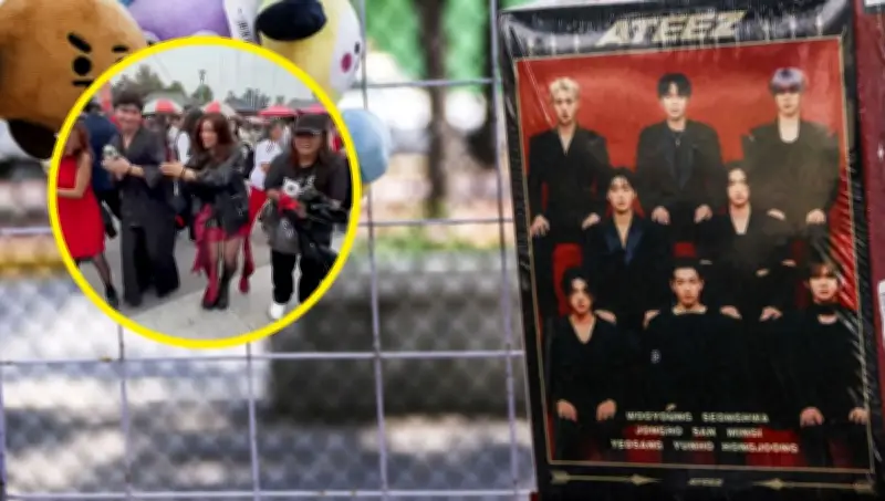 ARMY recrean coreografías de BTS afuera del Estadio GNP en CDMX