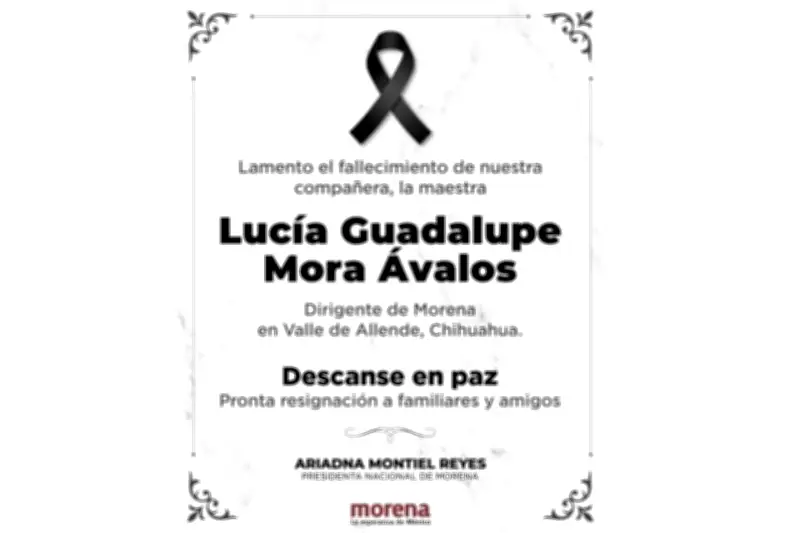 Asesinan a dirigente de Morena en Chihuahua