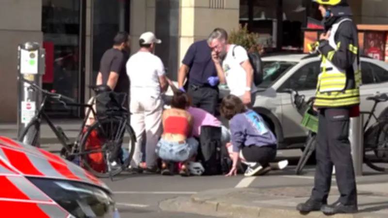 Atropello masivo en Leipzig: 2 muertos y varios heridos