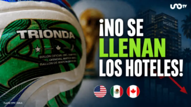 Baja ocupación hotelera en México, EE. UU. y Canadá a dos meses del Mundial 2026