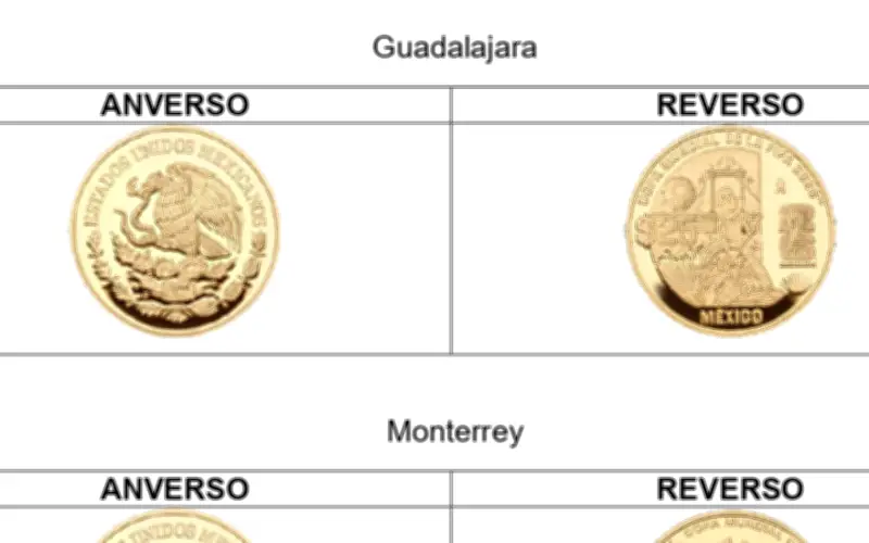 Banxico emite 12 monedas conmemorativas del Mundial 2026
