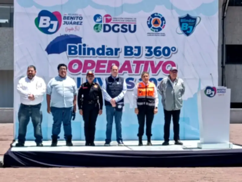 Benito Juárez activa Operativo de Lluvias 2026 para prevenir inundaciones