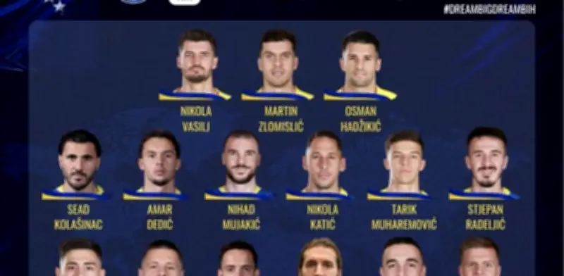 Bosnia presenta lista final para Mundial 2026 con Dzeko a la cabeza