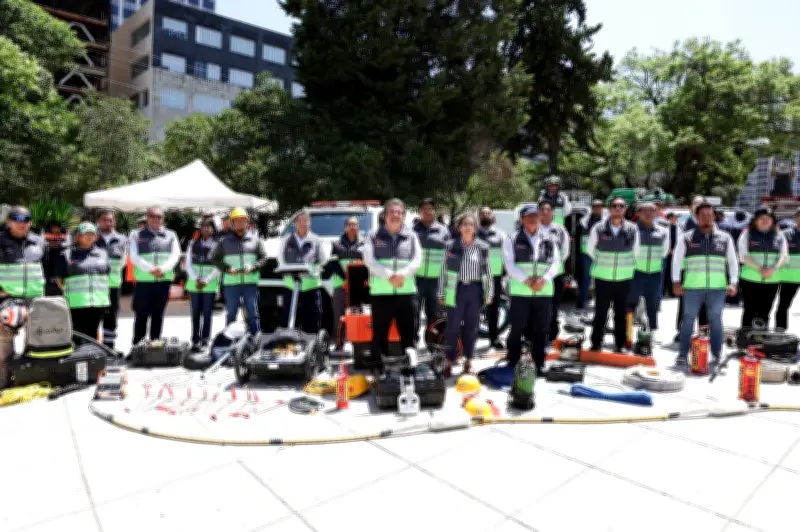 Brugada activa operativo Tlaloque 2.0 contra lluvias en CDMX