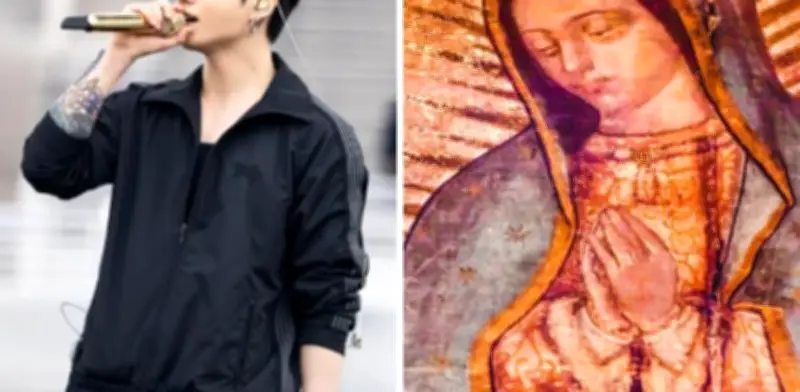 BTS luce medallas guadalupanas y desata furor en México