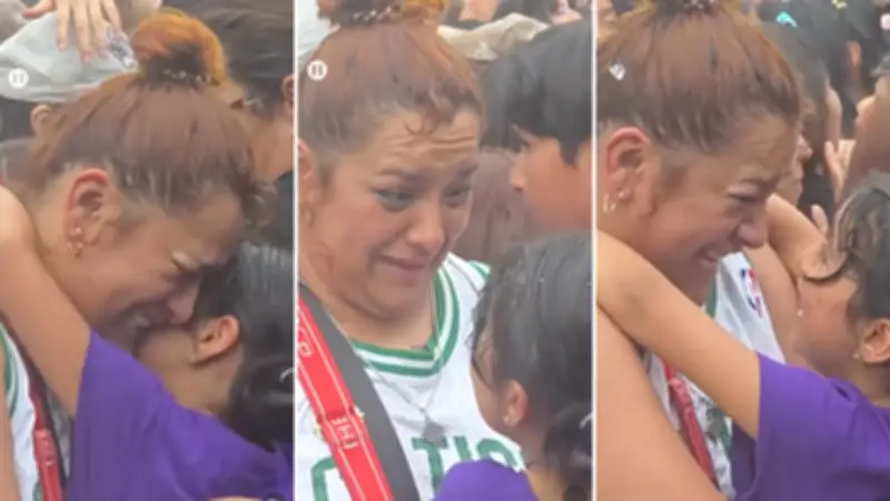 Buscan a madre e hija que lloraron en Zócalo para regalarles boletos de BTS