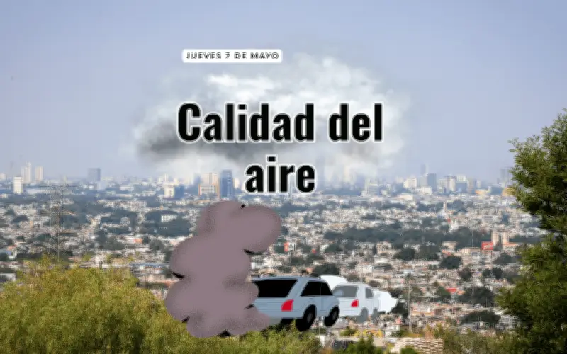 Calidad del aire en AMG: 7 de mayo sin contingencia, pero con zonas en nivel malo