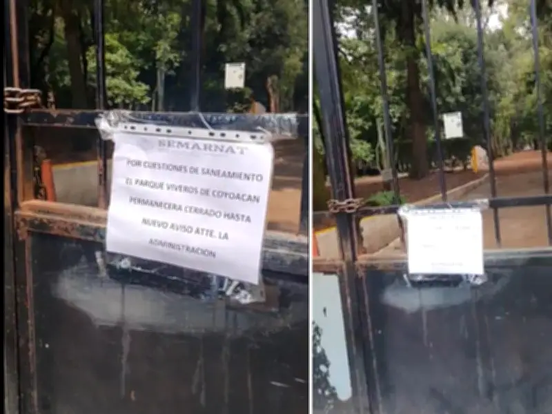 Cierran Viveros de Coyoacán por desbordamiento de aguas negras