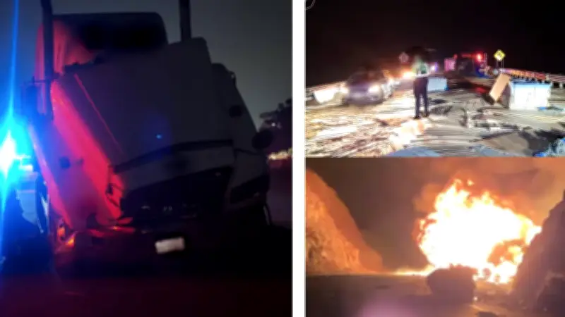 Cierres carreteros este viernes por accidentes viales en México