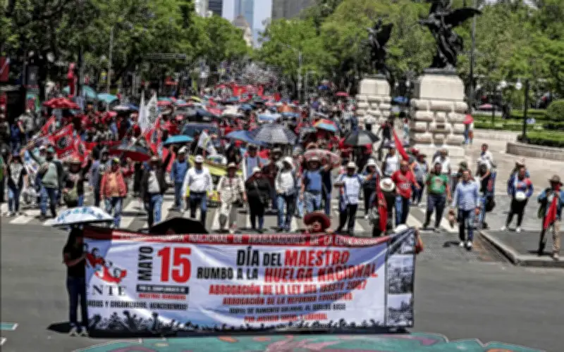 CNTE anuncia paro nacional con suspensión de clases a partir del 1 de junio