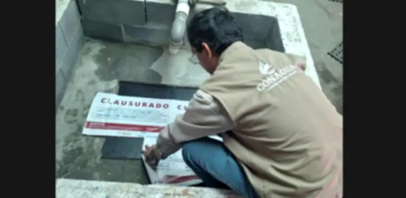 Conagua clausura cuatro pozos ilegales en Saltillo por extracción de agua