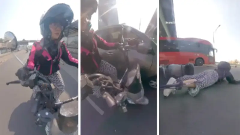 Conductor huye tras impactar a mujer en moto eléctrica en CDMX