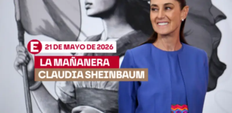 Conferencia mañanera de Sheinbaum hoy 21 de mayo de 2026 en vivo